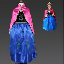 New Elsa dress long sleeve girl costume snow white party dress Anna girls clothes vestidos infantis Congelados disfraz princesa
kids