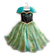 New Elsa dress long sleeve girl costume snow white party dress Anna girls clothes vestidos infantis Congelados disfraz princesa
kids