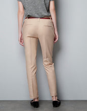 FinalFit Pencil Casual Pants Women, Spring Summer&Autumn Trousers With Belt
women