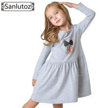 Sanlutoz 2017 Kids Dress for Girl Toddler Clothes Children Clothing Bunny Girl Dress Long Sleeve Cotton Brand Princess Party
kids
