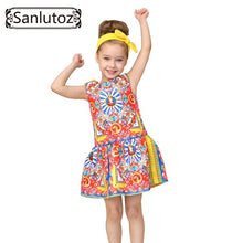 Sanlutoz Girls Clothes Brand Girls Dress Princess Party Kids Children Clothing Toddler 2017 Kids Fun
kids