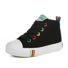 Kids Shoes For Girl Children canvas shoes boys Candy color laces 2017 Spring Autumn white sneakers children single shoes girls-kids