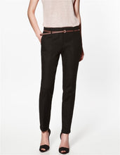 FinalFit Pencil Casual Pants Women, Spring Summer&Autumn Trousers With Belt
women