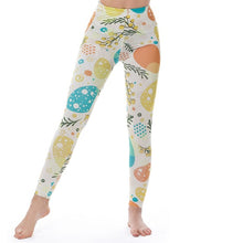 KYKU Brand Unicorn Leggings Women Leggins Fitness Legging Sexy Pants High Waist Push Up Shiny 3d Printed Rainbow Star Cat Donuts- Women