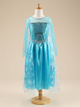 New Elsa dress long sleeve girl costume snow white party dress Anna girls clothes vestidos infantis Congelados disfraz princesa
kids