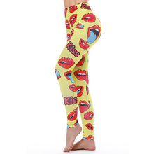 KYKU Brand Unicorn Leggings Women Leggins Fitness Legging Sexy Pants High Waist Push Up Shiny 3d Printed Rainbow Star Cat Donuts- Women