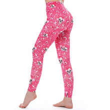 KYKU Brand Unicorn Leggings Women Leggins Fitness Legging Sexy Pants High Waist Push Up Shiny 3d Printed Rainbow Star Cat Donuts- Women