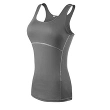 YEL Hot Sexy Fitness Tight Sport Yoga Shirt Quick Dry Sleeveless Sportswear Blouses Running Vest Workout Crop Top Female T-shirt
women
