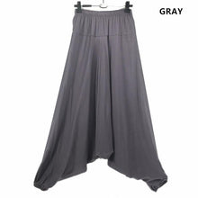 2017 Fashion women Men crotch pants,wide leg pants,plus size M-5XL dancing  pants,pantskirt  bloomers Harem casual trousers
women