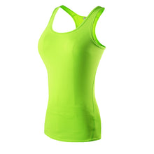 YEL Hot Sexy Fitness Tight Sport Yoga Shirt Quick Dry Sleeveless Sportswear Blouses Running Vest Workout Crop Top Female T-shirt
women