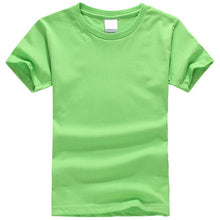 2017 popular short-sleeved boy T-shirt 100% cotton children T-shirt 13 colors wild solid color Summer boys and girls Clothes
kids