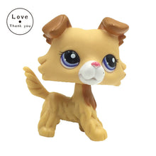 LPS Brown White Collie Dog #1542 Blue Eyes Puppy Pet Shop Kids Toys
kids