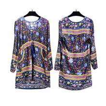 Boho Inspired 2017 summer dresses floral print cotton backless long maxi dress hippie chic ruffles sleeve women sexy vestidos
women