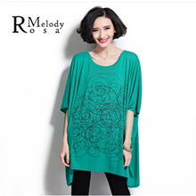 2016 Plus Size Women Clothing Summer Style 5XL 6XL Short Sleeve Soft Cotton Loose Plus Size Tunic Shirts(BelineRosa DS0016)
women
