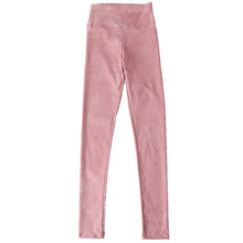 2016 spring suede leather women pants high waist large elastic slim retro leather suede pants for women
women