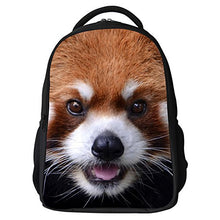 LQRUP Kids Cute Cat and Lion Face Printing Childrens School Backpacks