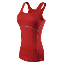YEL Hot Sexy Fitness Tight Sport Yoga Shirt Quick Dry Sleeveless Sportswear Blouses Running Vest Workout Crop Top Female T-shirt
women