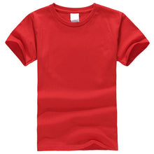 2017 popular short-sleeved boy T-shirt 100% cotton children T-shirt 13 colors wild solid color Summer boys and girls Clothes
kids