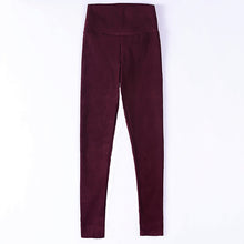 2016 spring suede leather women pants high waist large elastic slim retro leather suede pants for women
women